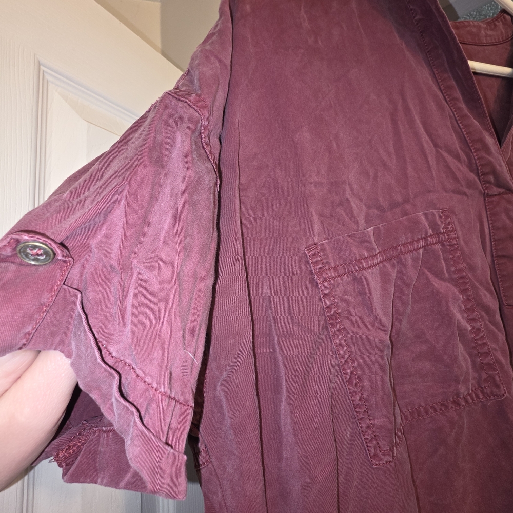 Universal Thread Mauve Button Down Dress Shirt - image 3